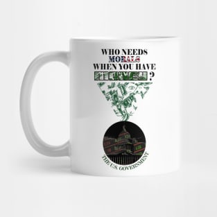 MONEY MORALS Front Mug